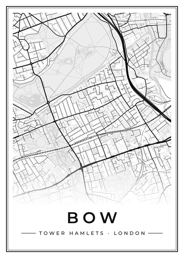 Bow Street Map Poster