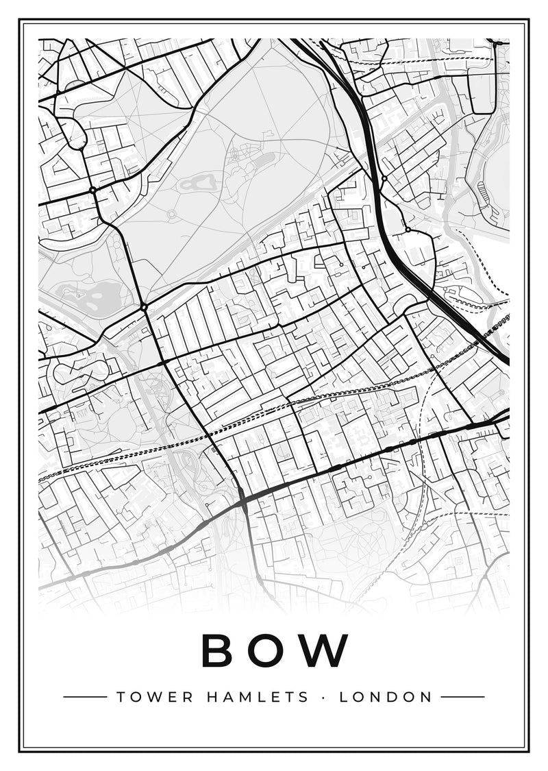 Bow Street Map Poster