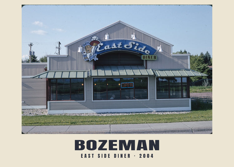 East Side Diner, Bozeman, Montana — 2004 · Stampa fotografica storica