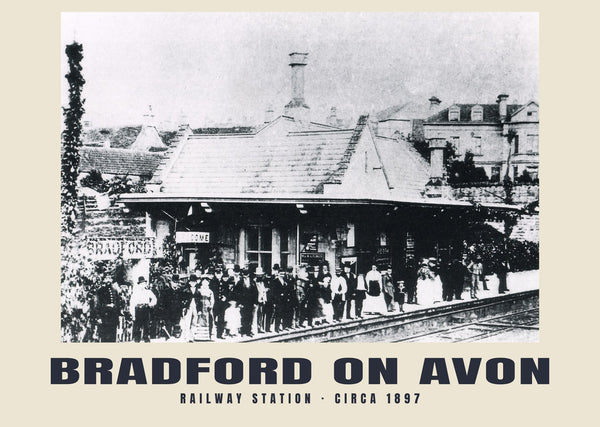 Stacja kolejowa, Bradford On Avon — circa 1897
