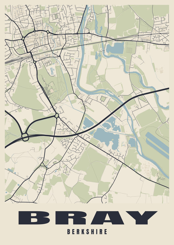 Bray Street Map Poster