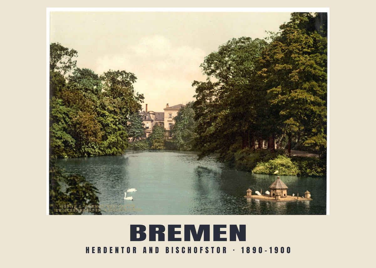 Herdentor e Bischofstor, Bremen, 1890–1900