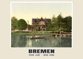 Lago del parque, Bremen, 1890–1900