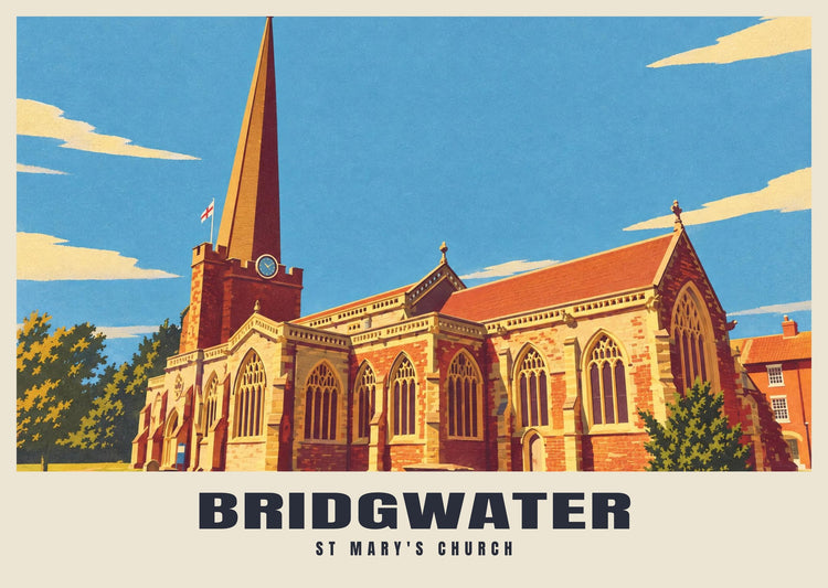 St Mary's Church, Bridgwater Poster