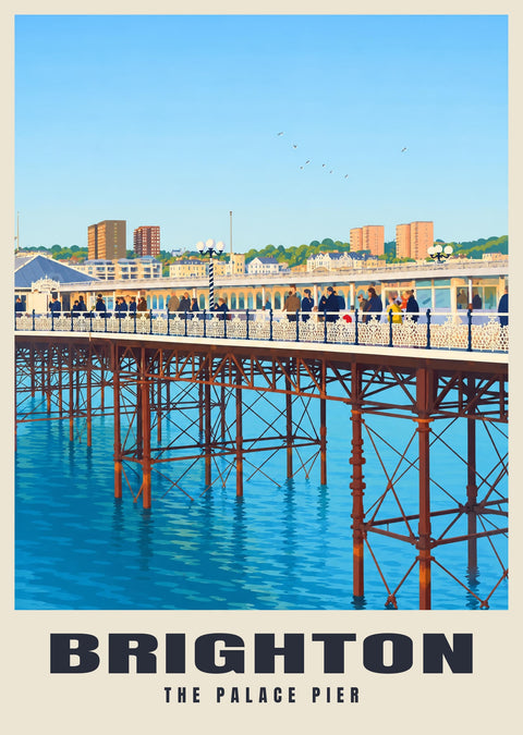 The Palace Pier, Brighton Poster