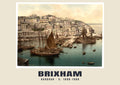 Harbour, Brixham, c. 1890–1900 heritage photograph