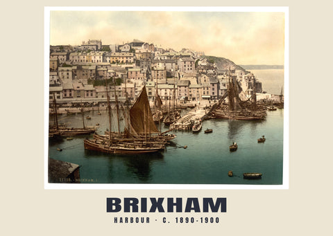 Port, Brixham, v. 1890–1900 Tirage patrimonial