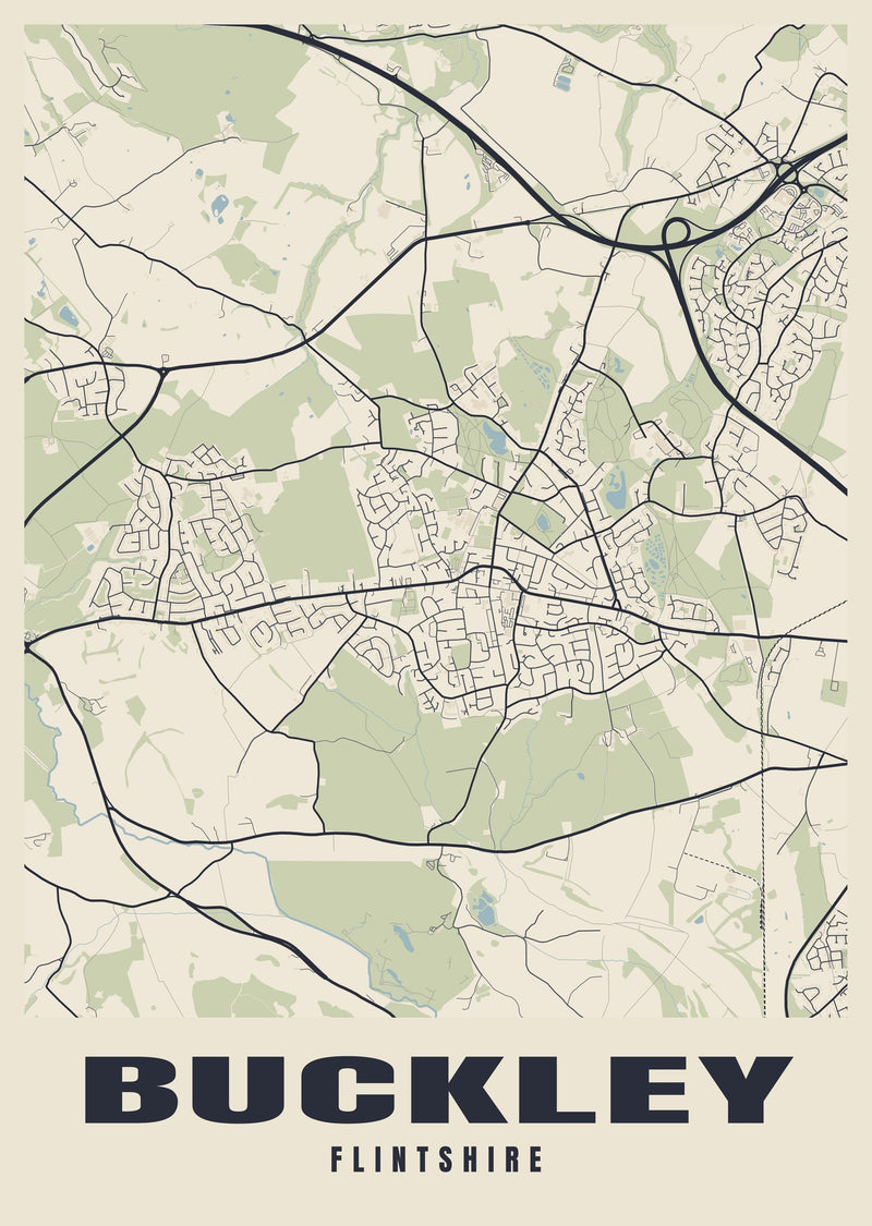 Buckley Street Map Poster