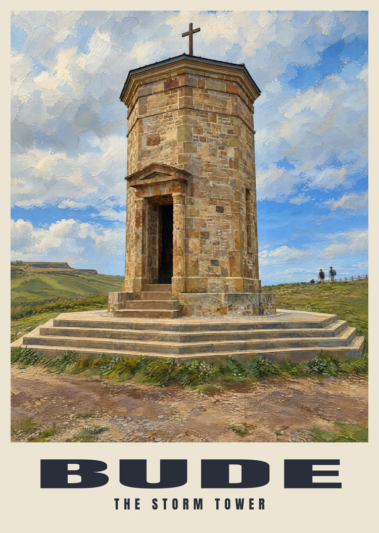 The Storm Tower, Bude Poster