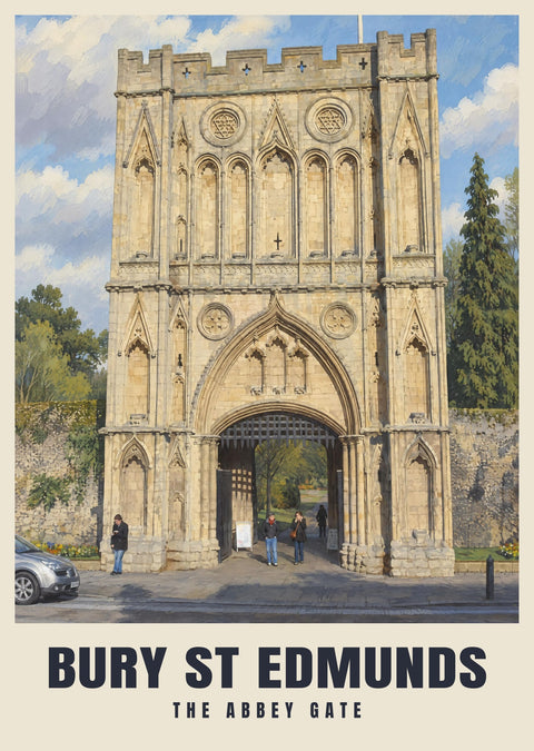 The Abbey Gate, Bury St Edmunds Poster