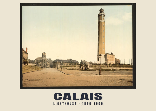 Faro, Calais — 1890–1900 · Stampa fotocromatica d’epoca