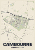 Street map poster of Cambourne, Cambridgeshire