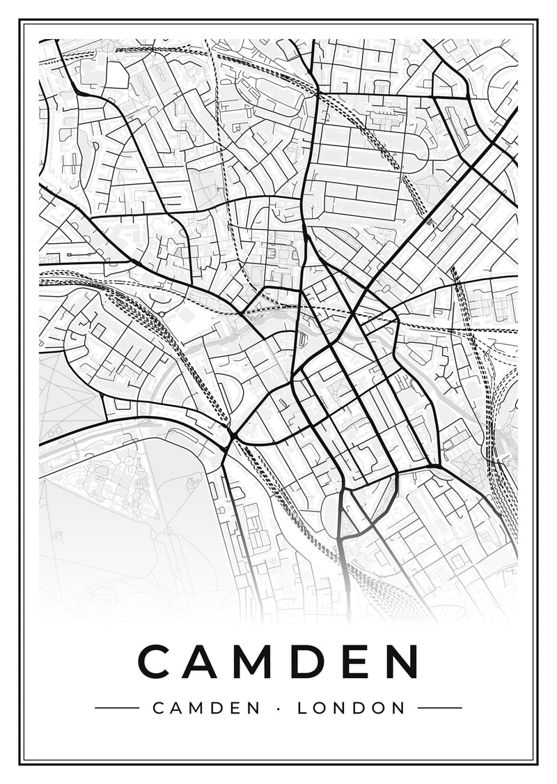 Camden Street Map Poster