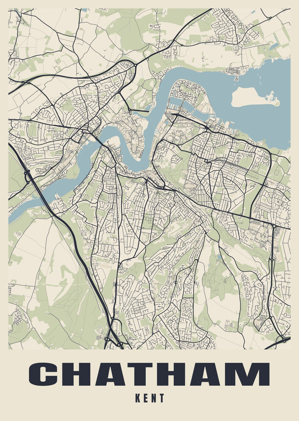 Chatham Street Map Poster