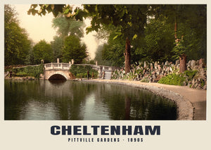 Pittville Gardens, Cheltenham, ca. 1890–1900 Heritage Print