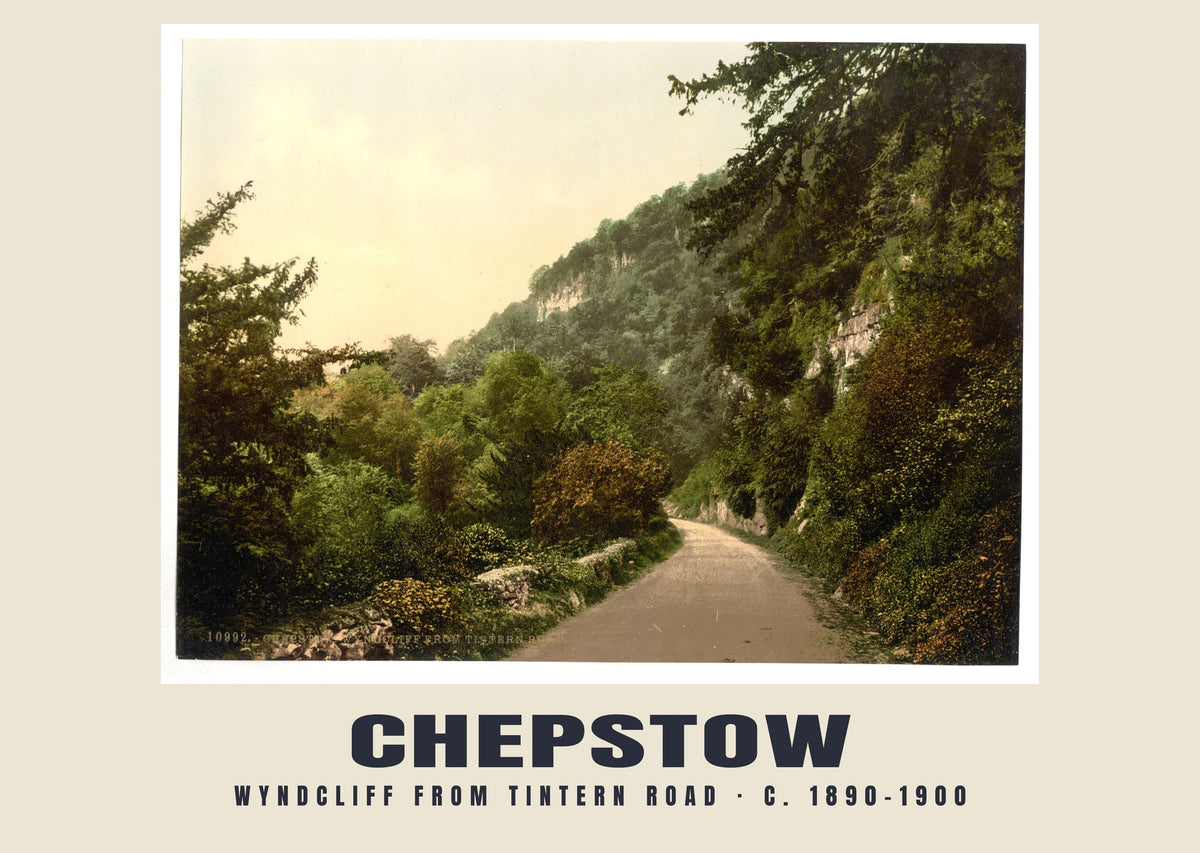 Wyndcliff from Tintern Road, Chepstow, c. 1890–1900 heritage photograph