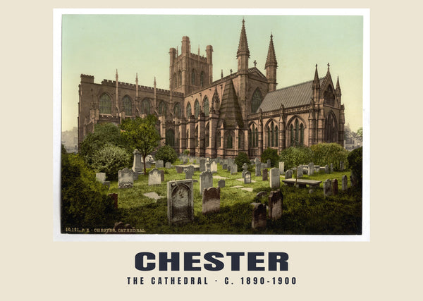 The cathedral, Chester, c. 1890–1900 Heritage Print