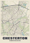 Street map poster of Chesterton, Cambridgeshire