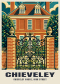 Chieveley House poster, Art Deco style