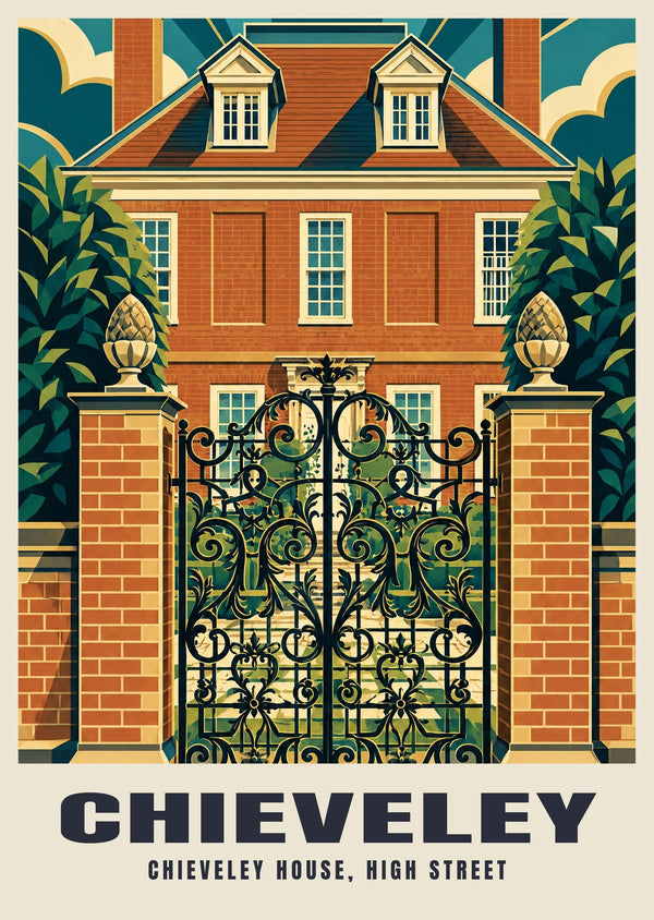 Chieveley House Poster