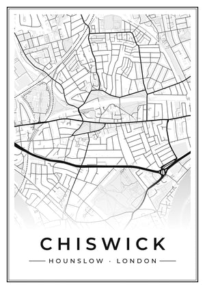 Chiswick Street Map Poster