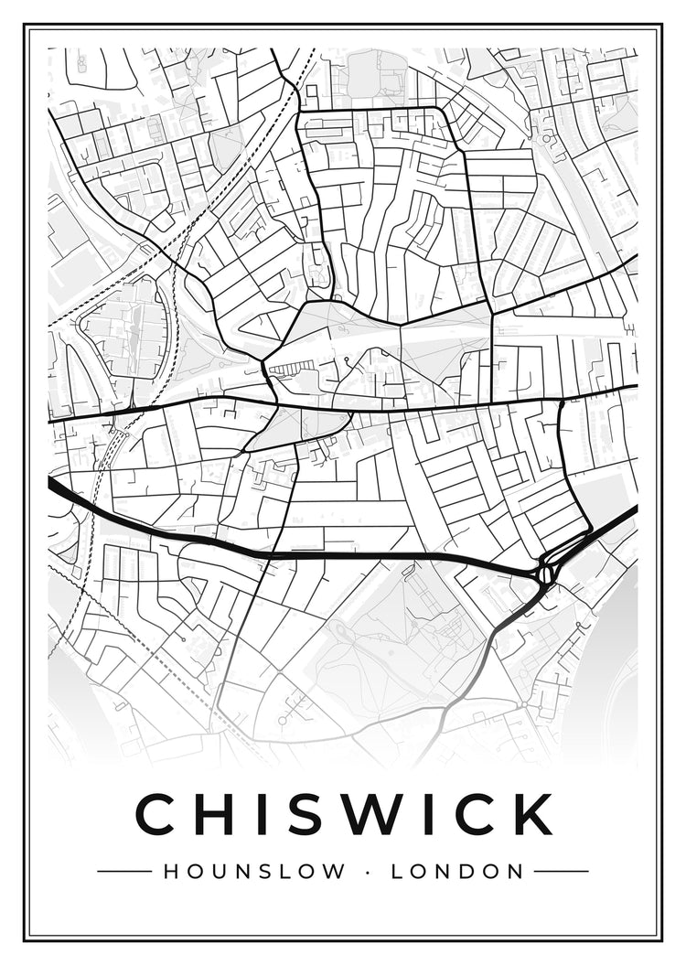Chiswick Street Map Poster