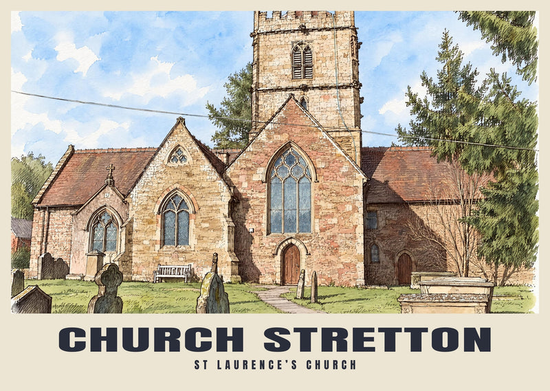 St Laurence’s Church, Church Stretton Poster