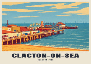 Clacton Pier, Clacton-on-Sea Poster