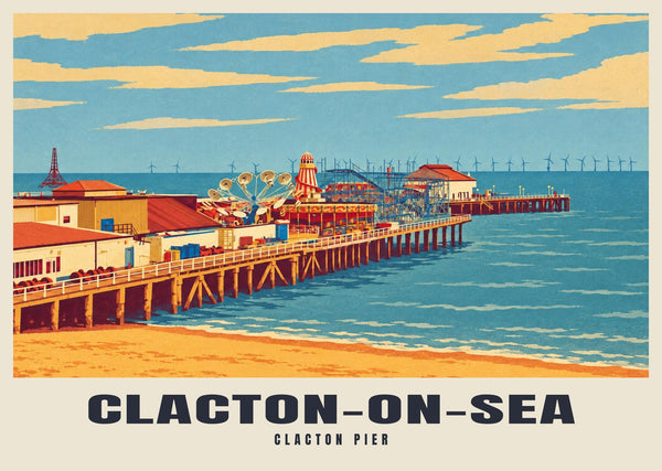 Clacton Pier, Clacton-on-Sea Poster