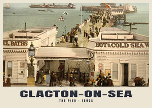 La jetée, Clacton-on-Sea, v. 1890–1900 Tirage patrimonial
