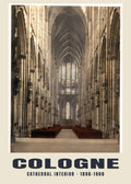 Interior de la catedral, Colonia, 1890–1900