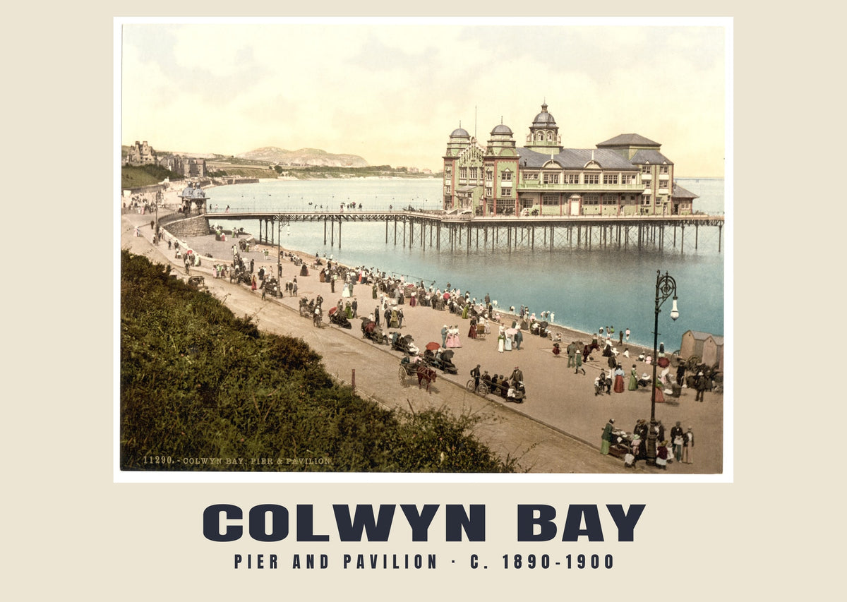 Pier and Pavilion, Colwyn Bay, c. 1890–1900 heritage photograph