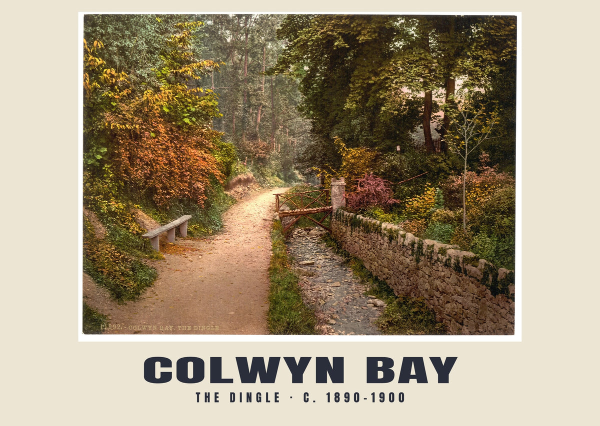 The Dingle, Colwyn Bay, c. 1890–1900 heritage photograph