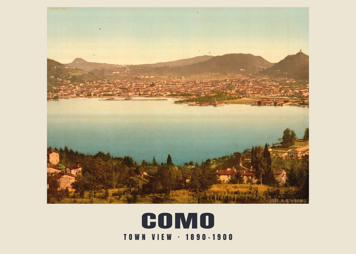 Vista de la ciudad, Como, 1890–1900