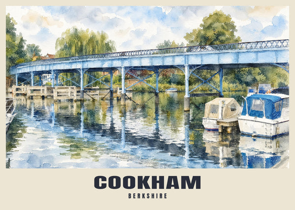 Cookham Bridge Poster