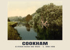 Cliveden Reach and House, Cookham, c. 1890–1900 heritage photograph