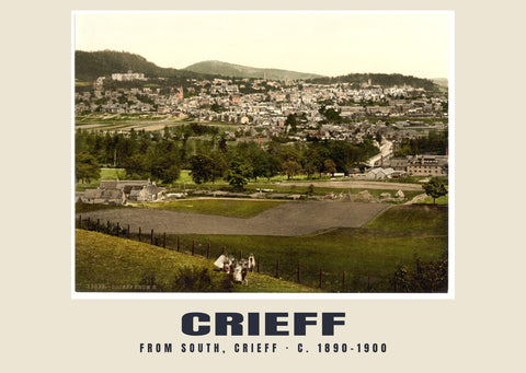 Vue du sud, Crieff, v. 1890–1900 Impression patrimoniale