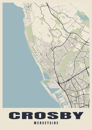 Crosby Street Map Poster