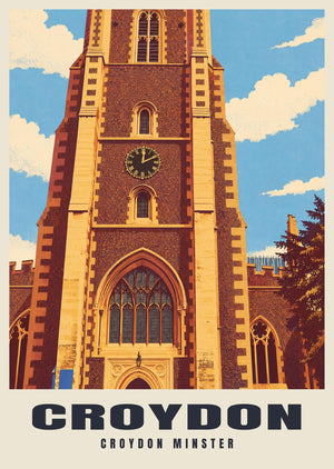 Croydon Minster Poster
