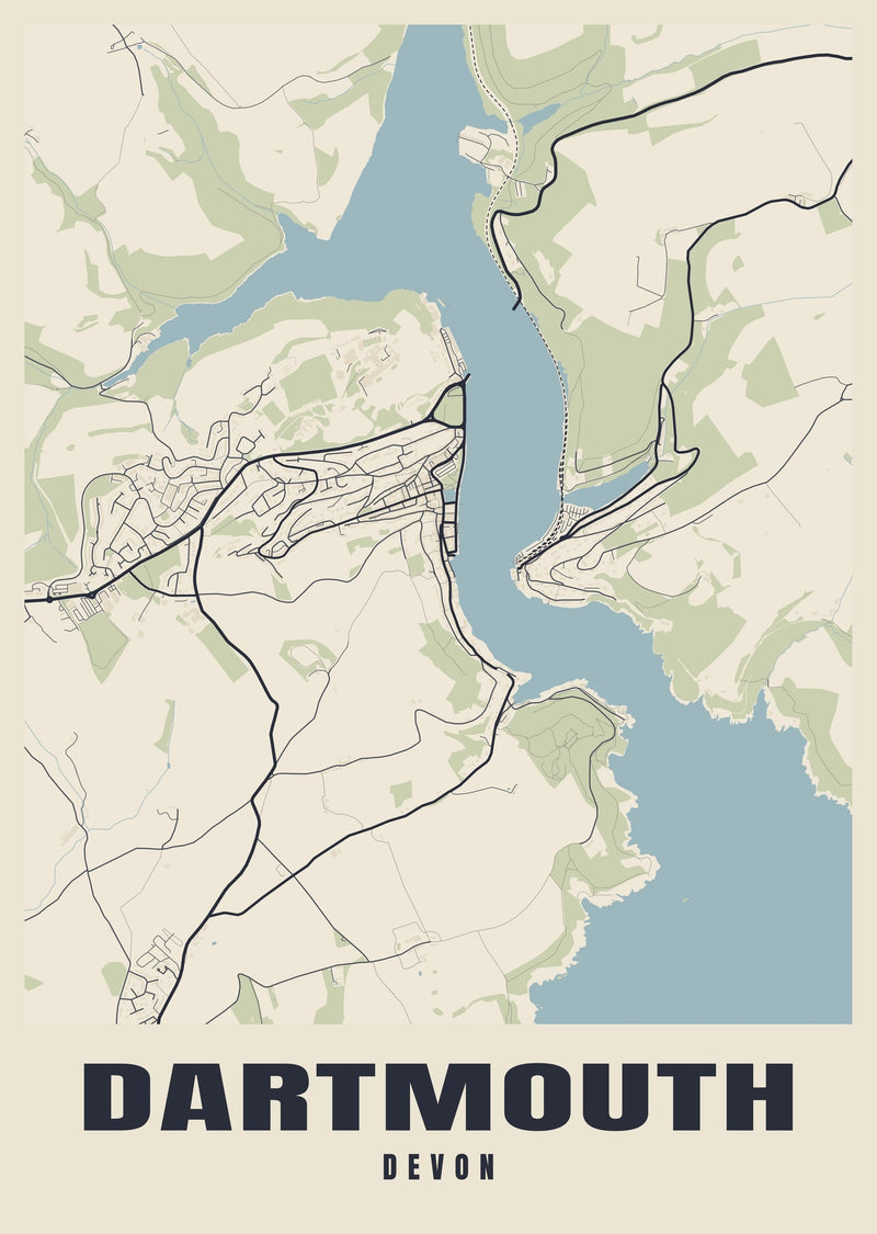 Dartmouth Street Map Poster