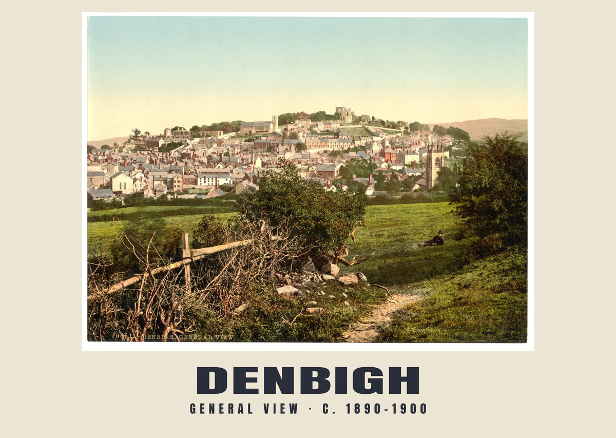 General view, Denbigh, c. 1890–1900 heritage photograph