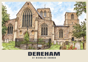 St Nicholas Church, Dereham Poster
