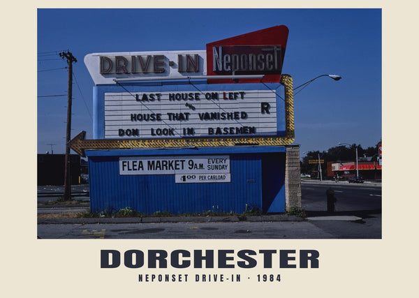 Neponset Drive-In, Dorchester, Massachusetts — 1984 · Tirage photographique historique