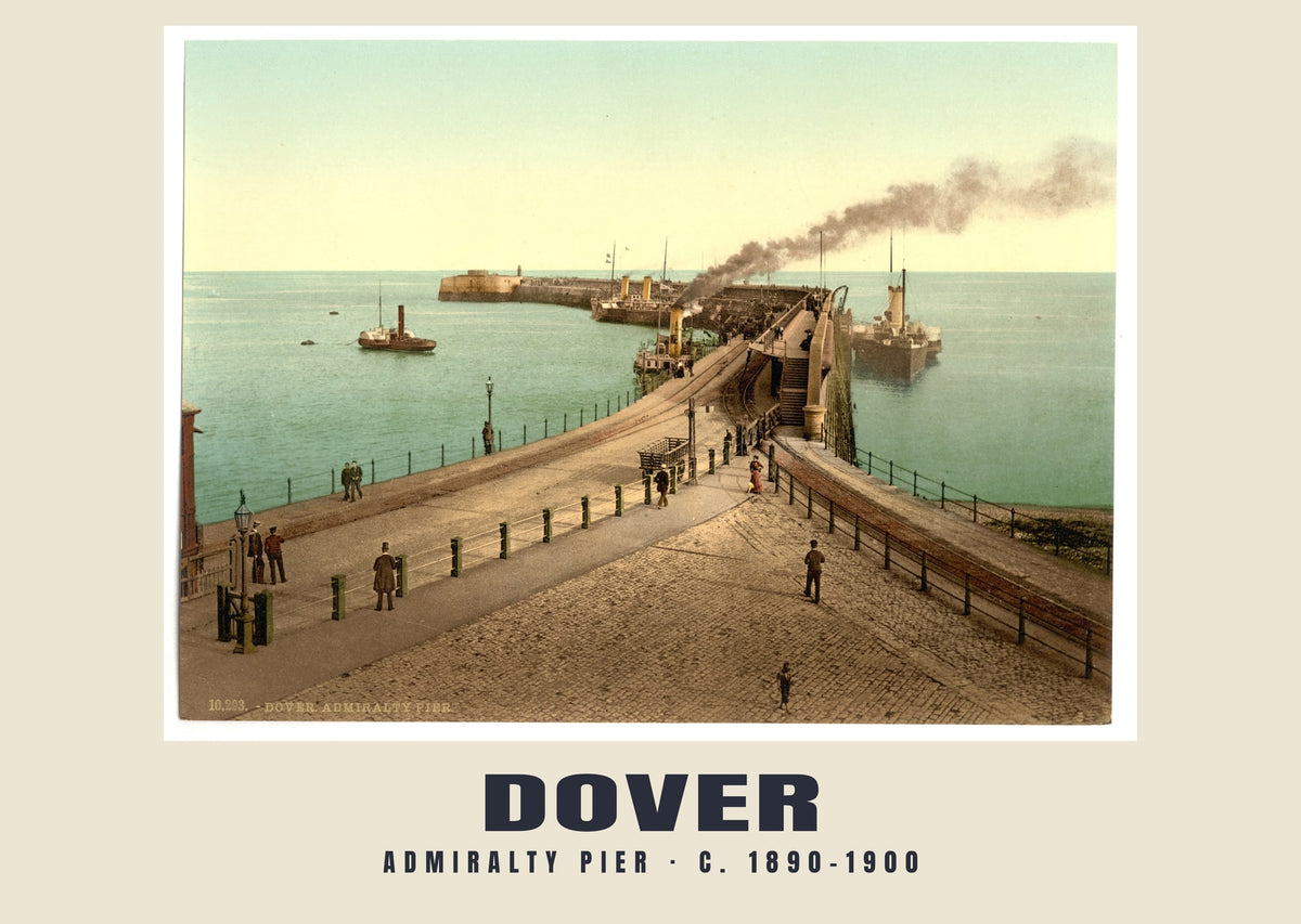 Admiralty Pier, Dover, c. 1890–1900 heritage photograph