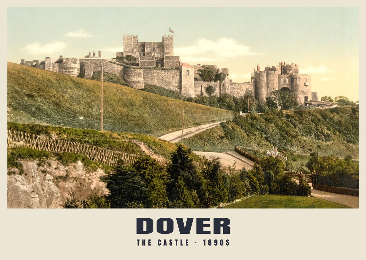 The Castle, Dover, 1890s heritage photograph