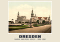 Kirche und Königsschloss, Dresden, 1890–1900