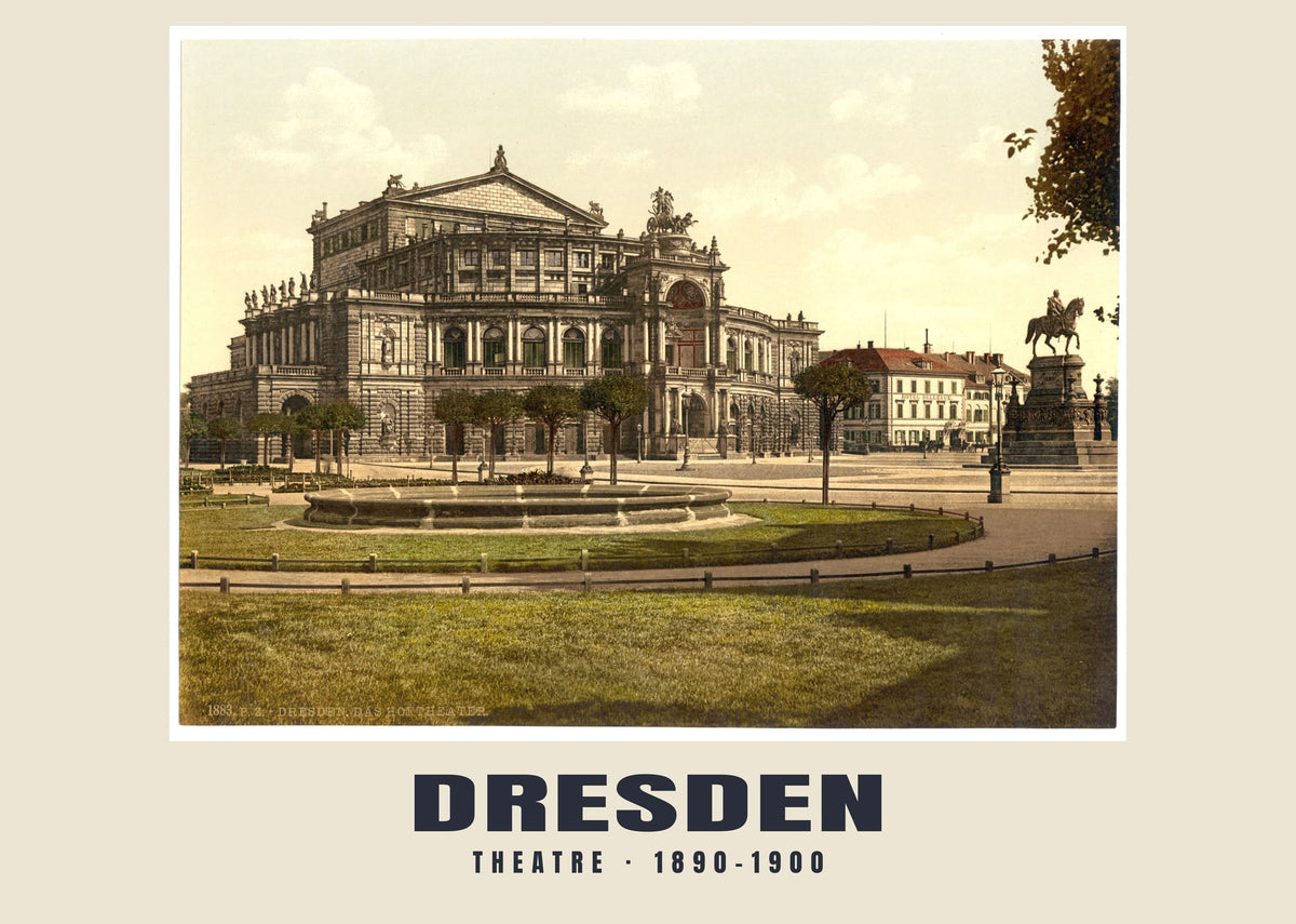 Teatro, Dresden, 1890–1900