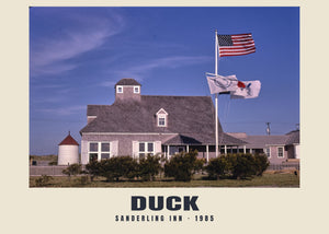 Sanderling Inn, Duck, North Carolina — 1985 · Stampa fotografica storica