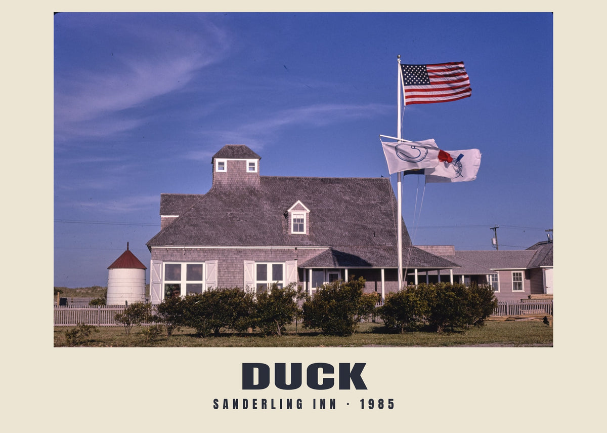 Sanderling Inn, Duck, 1985 heritage photograph