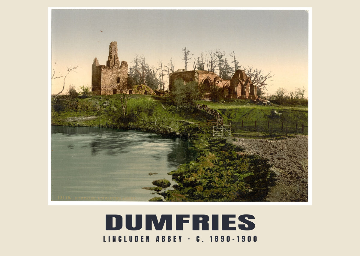 Lincluden Abbey, Dumfries, c. 1890–1900 heritage photograph